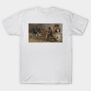 Running Repairs by Jehan Georges Vibert T-Shirt